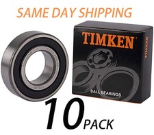 10PACK TIMKEN 6205-2RSC3 6205-2RS 25X52X15MM Double Rubber Seal Bearings 6205RS picture