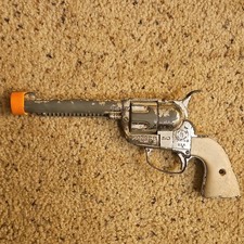 Vintage Mattel Fanner 50 Cap Gun Toy Pistol Diecast Western Cowboy 