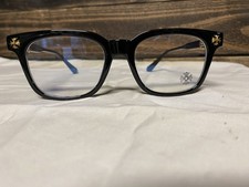 Crome Hearts Eye Glasses 18k Gold. Black. Made In Italy. Used Good Condition picture