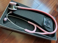  PINK CARDIOLOGY STETHOSCOPE DIAPHRAGM PROFESSIONAL DOUBLE HEAD  picture