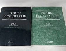 Florida Rules of Court - State and Federal, 2025 Revised Ed. (Vols. I & II) picture