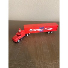 Herman Miller Diecast 1:64 Semi Truck Trailer Red Say Do Winross Collectible picture