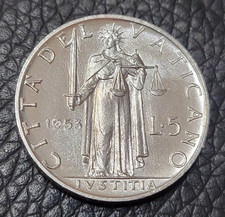 1953 Vatican City 5 Lire Coin picture
