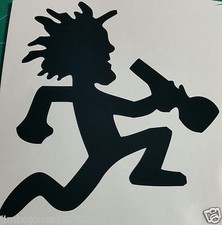 HATCHETMAN WITH BONG WEED POT ICP INSANE CLOWN POSSE TWIZTID BLAZE VINYL STICKER picture