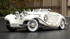 Mercedes-Benz Vintage1930Antique Car1955Custom Built TIN Metal Body 1:18 Model picture