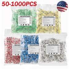 50-1000x Solder Seal Sleeve Heat Shrink Butt Wire Connectors Terminal Waterproof picture