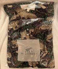 Printfresh ~ Pintuck Nightgown ~ Bagheera Ink ~ NWT ~ LARGE ~ romantic picture