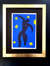 HENRI MATISSE CIRCA 1954 AWESOME SIGNED PRINT FRAMED +BID NOW picture