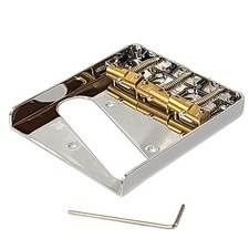 Wilkinson Vintage Telecaster Bridge NO LOGO Compensated Brass Saddles Tele WTB picture