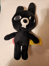Animal Hospital Ratthew Plush Toy Black Rabbit Soft Stuffed Doll Gift picture