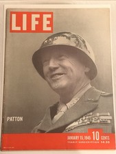 LIFE Magazine January 15 1945 General Patton WWII Cover picture
