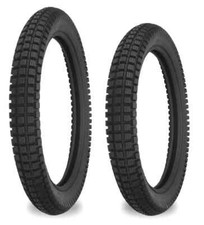New Shinko 2.75-19 & 3.00-18 SR241 Tire Set 73-77 TC100 73-81 TS100 74-76 DT100 picture