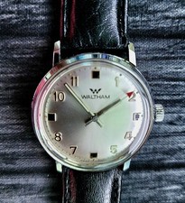 Rare Waltham Mechanical 140 Caliber Swiss 1950's Mens Watch picture