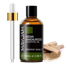 MAYJAM 3.38 oz Indian Sandalwood Essential Oil Pure & Natural Therapeutic Grade picture