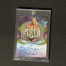 2026 Topps Universe WWE Legends Lex Luger On Card Auto Neon Green #’ed  /150 picture