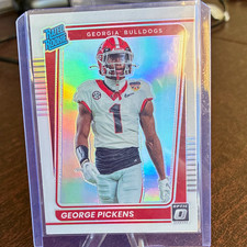 Panini 2022 Chronicles Donruss Optic Draft Picks - George Pickens RC Prizm #23 picture
