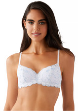 b.tempt.d by WACOAL Feeling Famous Balconette Contour Bra White 36B $48 - NWT picture