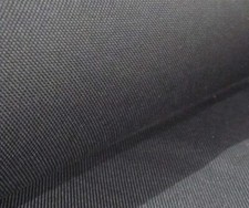 BLACK 1200D POLYESTER with PVC backing FABRIC BY THE YARD 58