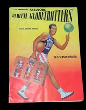 Original Vintage 1951-1952 Silver Anniversary HARLEM GLOBETROTTERS PROGRAM picture
