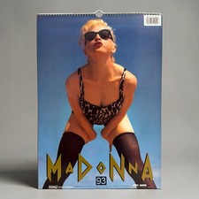 Madonna Official 1993 Wall Calendar Vintage Danilo UK Import Boy Toy Complete picture