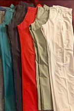 J.Lindeberg Men’s Chino Pants Lot of 5 Multicolor Regular Waist 34 picture