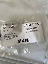 100 AFL  SC FAST-SC-SM-Singlemode Fiber Optic Connectors 0.9/0.25mm Qty 100 picture