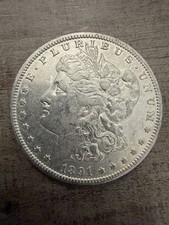 1891-O Morgan Silver Dollar $1 New Orleans Mint Better Date AU Silver Coin picture