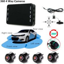 360 Degree Car Parking Panoramic View Rearview 4 Way Camera Control Box System picture