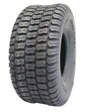 Deli Tire 15x6.00-6, Turf Tire 4 Ply, Tubeless, Garden Tractor Lawn Riding Mower picture