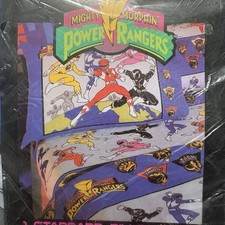 Vintage 1994 Mighty Morphin Power Rangers Standard Pillowcase (1) picture