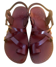 Classic Style Original Leather Biblical Jesus Sandals from Jerusalem picture