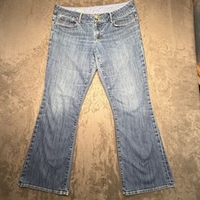 Gap Perfect Boot Jeans Womens 16R Blue Medium Wash Mid Rise 1969 Denim picture
