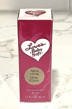 Vintage Dana Love's Baby Soft ~ 1.5 oz cologne mist, 45 ml NIB SEALED picture