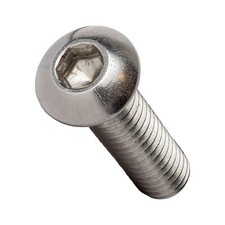1/4-20 Button Head Socket Cap Screws Allen Bolts 18-8 Stainless All Lengths+Qty picture