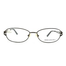 WM0001 BR Brown Womens Oval Full Rim Eyeglasses 52-16-135 picture
