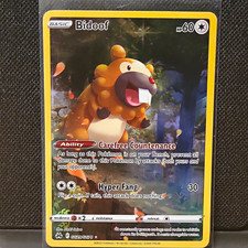 Pokemon SWSH Crown Zenith Galarian Gallery Holo Ultra Rare Card Bidoof GG29/GG70 picture