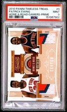 2010-11 Timeless Treasures Dual Patch Patrick Ewing /10 PSA 9 POP 1 picture