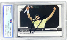 JANNIK SINNER SIGNED 2024 PANINI INSTANT ROOKIE CARD #JS-5 RC AUTO PSA/DNA picture