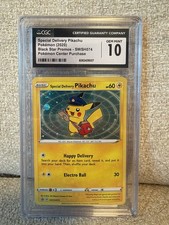 2020 Special Delivery Pikachu Holo SWSH074 Pokemon Center Promo CGC 10 Gem Mint✨ picture