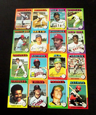 1975 Topps Baseball Lot Of 16 Cards Ex+/Nm Nice Centering picture