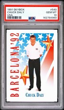 1991-1992 Skybox Chuck Daly #540 Team USA Barcelona 1992 PSA 10 Gem Mint picture