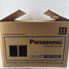 Vintage NOS Panasonic SB-1077 Speakers With Box  picture