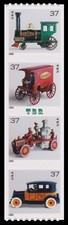 3638-41 3641 3641a Antique Toys Attached Coil Strip of 4 From 2002 MNH - Buy Now picture