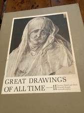Great Drawings Of All Time - Complete in 4 Volumes  - 1962 Illustrated Hardcover picture