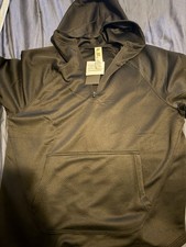 Fabletics Men's Black 1/4 Zip Hoodie & Sweatpants Size Large Sweatsuit picture