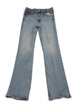 Mother Superior The Bookie Heel Jeans Womens 29x33 Light Wash High Rise Bootcut picture