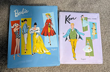 Mattel Ponytail Barbie Licensed Barbie & Ken Lot w/ Case Clothes And Other Dolls picture