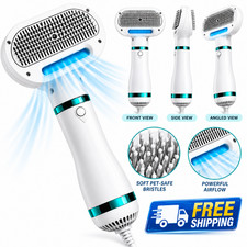 2 In 1 Pet Hair Dryer Blower Slicker Brush Portable Dog Cat Grooming Low Noise picture