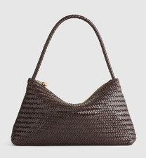 Madewell The Signature Woven Zip Top Shoulder Bag – Women's Leather Handbag picture