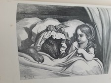 Rare 19th C. Gustave Dore Leather Bound Book Dore Gallery W/250 Engravings 25lbs picture
